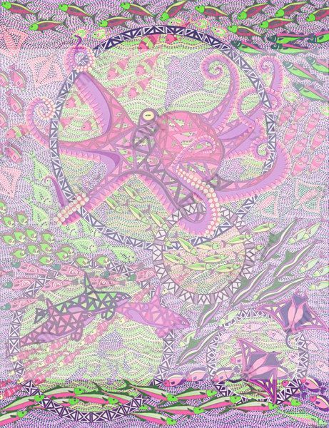 Camera Setup: "BetterLight 8150 | IR 2mm + IR 3mm | NorthLight 600W", Artwork Image: "Octopus - Dayle.tif", Artwork Colors: "AAA 11sept2010 COLOR BAR.txt", White Image: "WB Butterfly Farry.tif", White Colors: "WHITE SHADE.txt", Yoked Image: "Octopus
