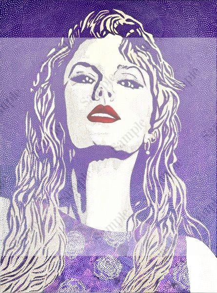Purple T Art | Art by Dayle