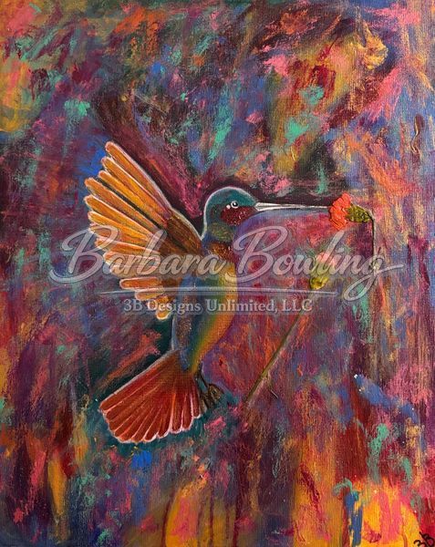 The Color Of Flight Greeting Card Art |  Barbara Bowling Art