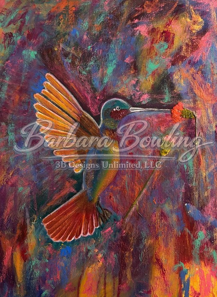 The Color Of Flight Greeting Card Art |  Barbara Bowling Art