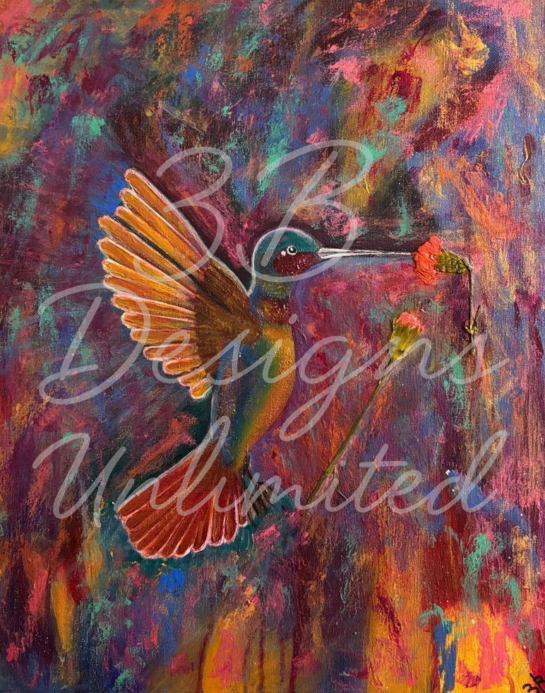 The Color Of Flight Greeting Card Art |  Barbara Bowling Art
