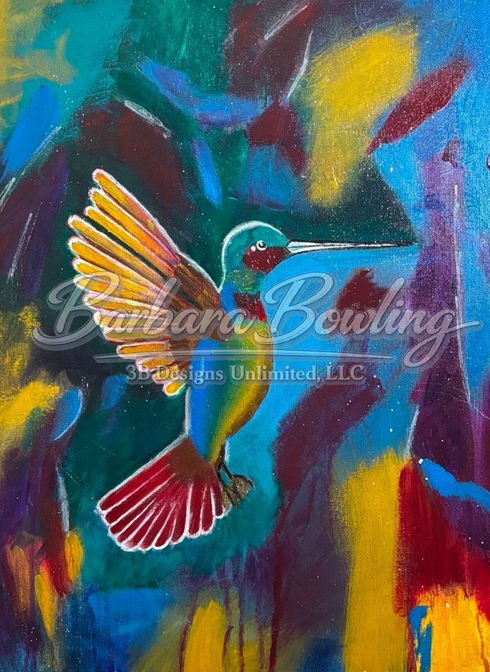 Prismwing Greeting Card Art |  Barbara Bowling Art