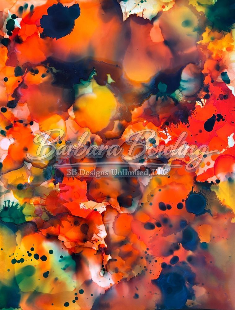 Dynamic Spectrum No. 7 Metal Ornament Art |  Barbara Bowling Art