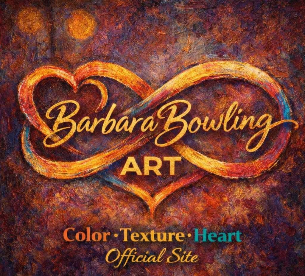 
        <div class='title'>
          Barbara Bowling Art Logo Color Texture Heart Official Site Bottom original colors cropped
        </div>
       
