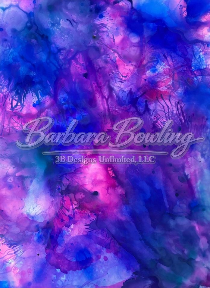 Nebula Burst Greeting Card Art |  Barbara Bowling Art