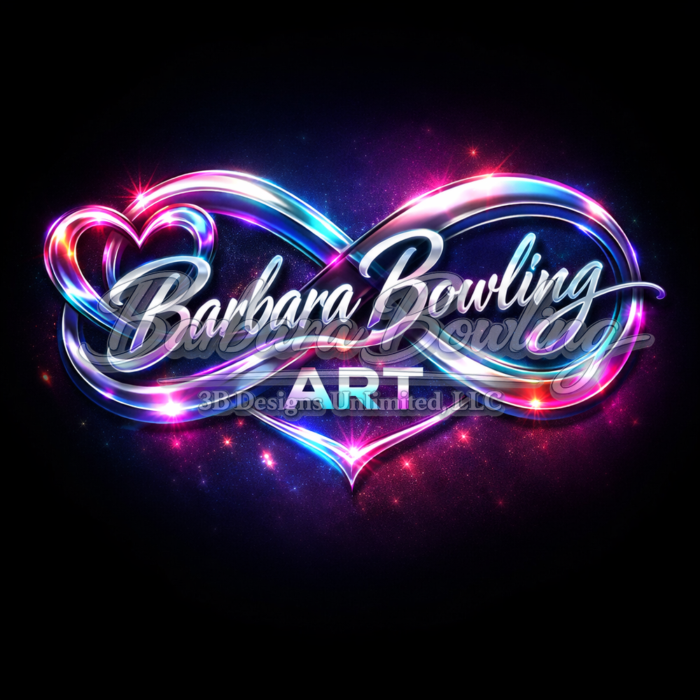 Barbara Bowling Logo Chrome Multi Color Full Size Art |  Barbara Bowling Art