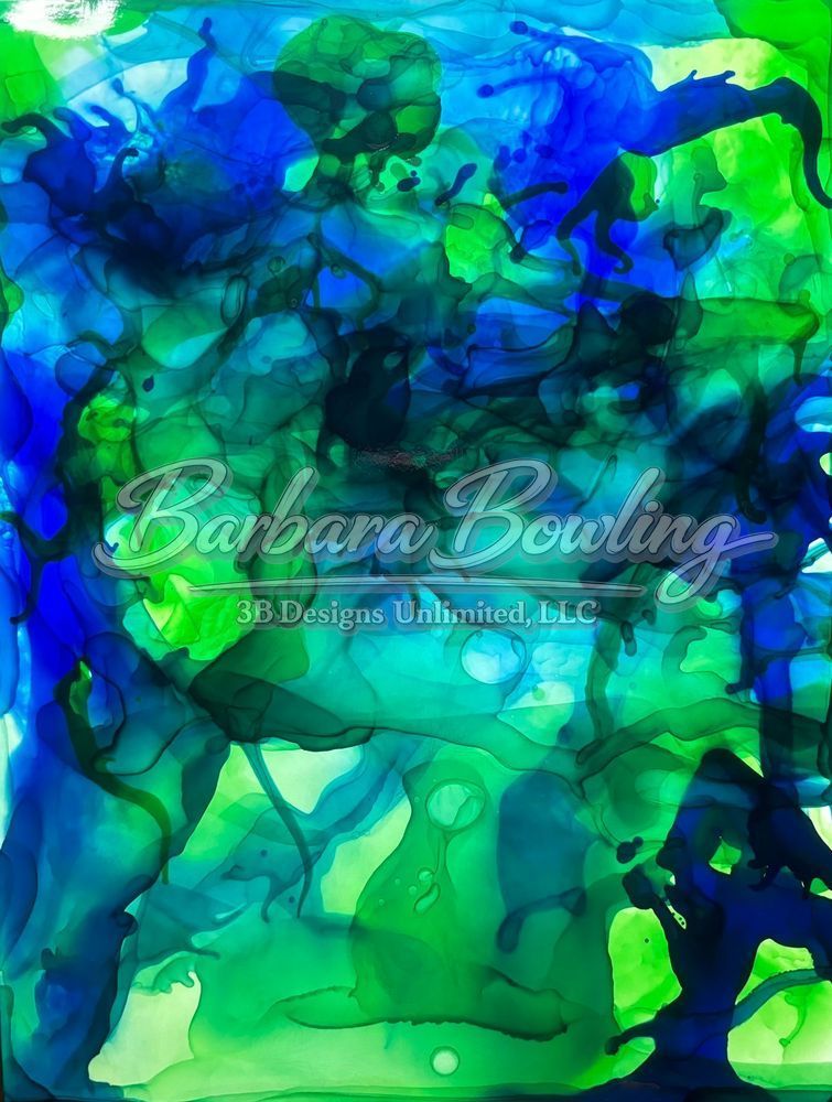 Breath Of The Deep Elements Sticker Art |  Barbara Bowling Art