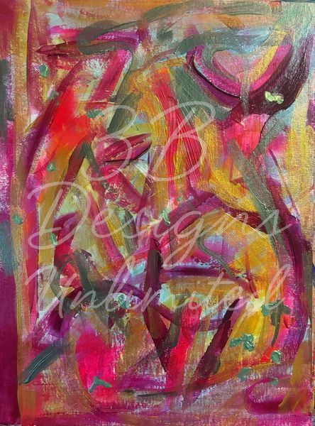 Ceremony of Many Colors – Fine Art Print | Vibrant Abstract Expressionist Wall Art