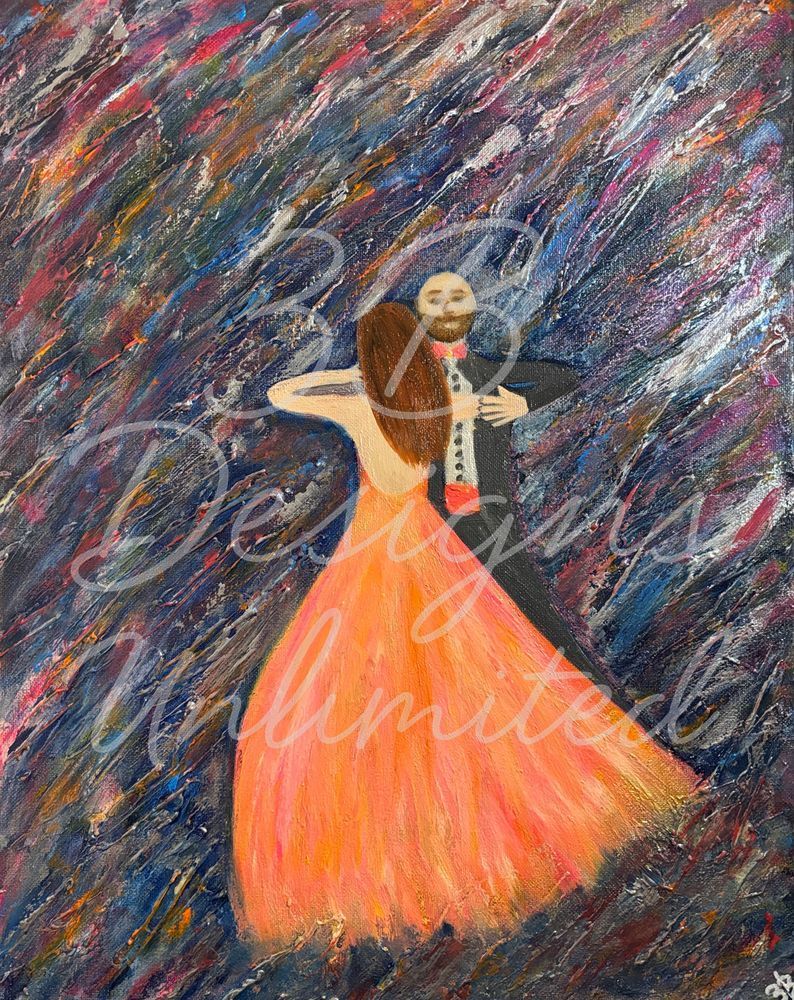 Cosmic Dancers Magnet Art |  Barbara Bowling Art