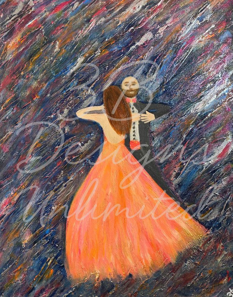 Cosmic Dancers Greeting Card Art |  Barbara Bowling Art