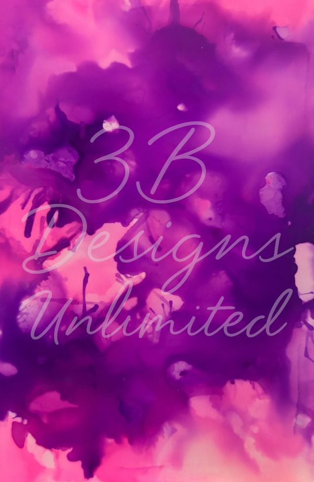 Cosmic Plum Echo Greeting Card Art |  Barbara Bowling Art