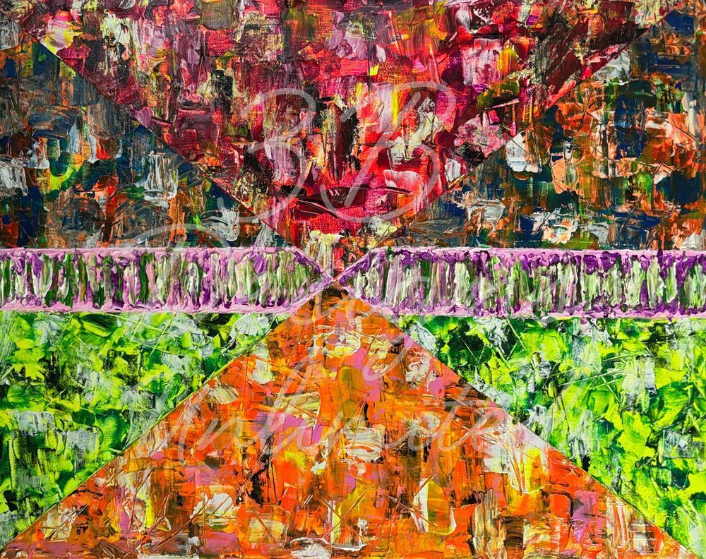Convergence In Four Voices Mug Art |  Barbara Bowling Art