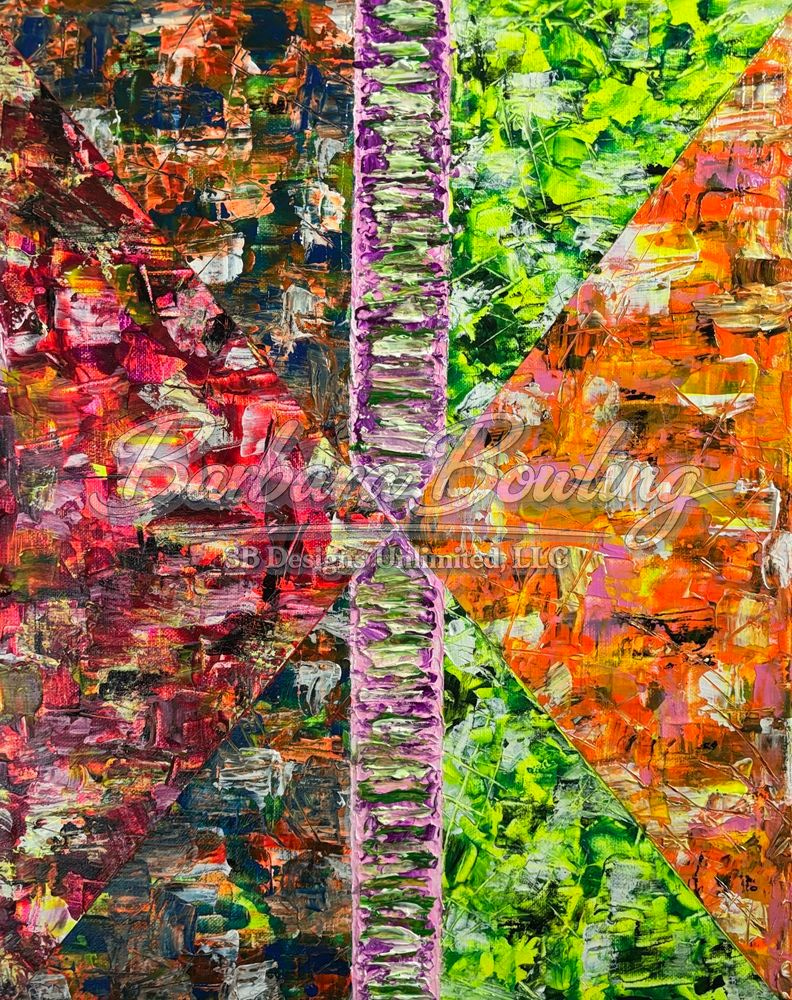 Convergence In Four Voices Magnet Art |  Barbara Bowling Art