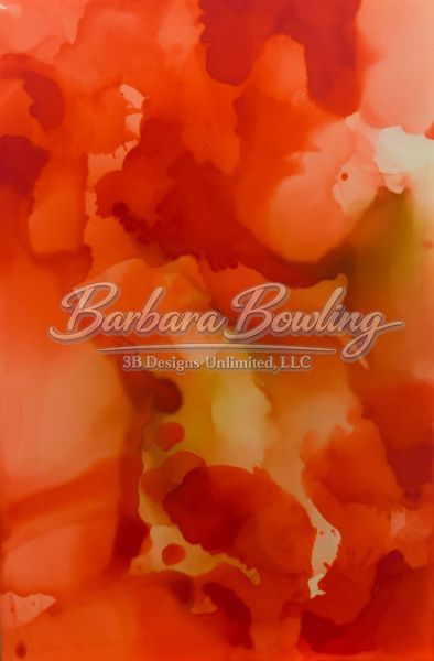 Astral Heat Composition Greeting Card Art |  Barbara Bowling Art