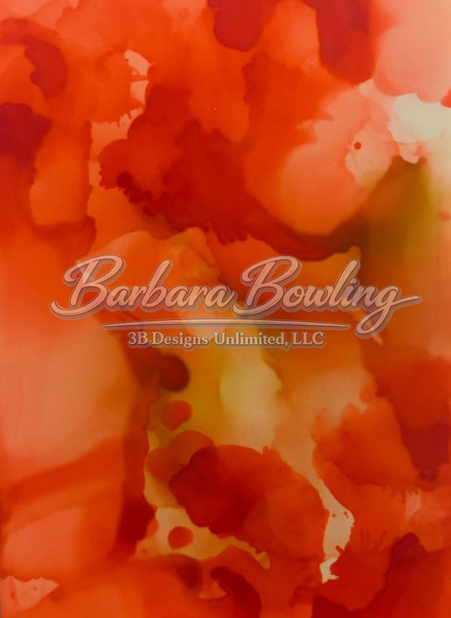 Astral Heat Composition Greeting Card Art |  Barbara Bowling Art