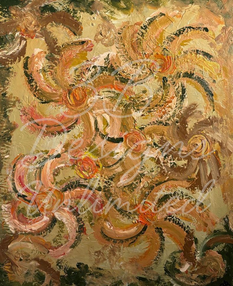 Earthen Bloom Greeting Card Art |  Barbara Bowling Art