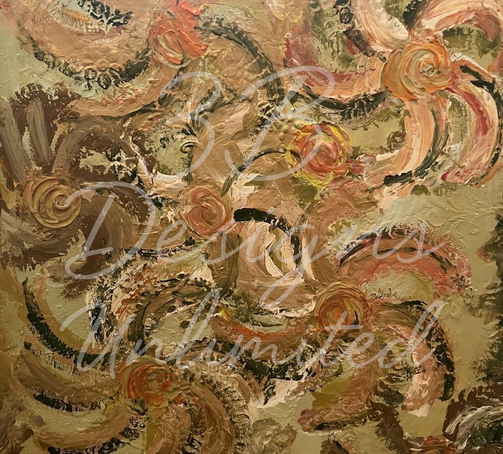 Earthen Bloom Magnet Art |  Barbara Bowling Art