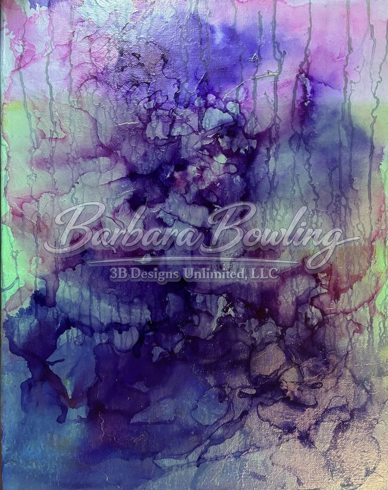 Electric Orchid Sticker Art |  Barbara Bowling Art