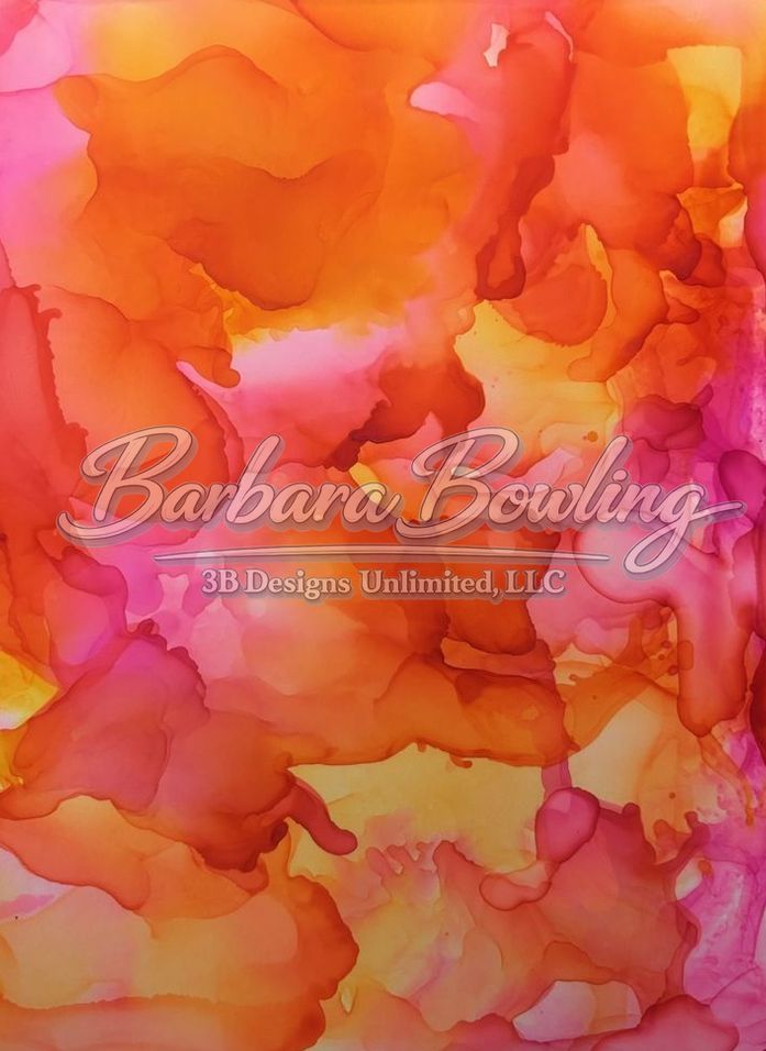 Heart of the Molten Sky Greeting Card – Fiery Abstract Fine Art Print Card by Barbara Bowling | 3B Designs Unlimited