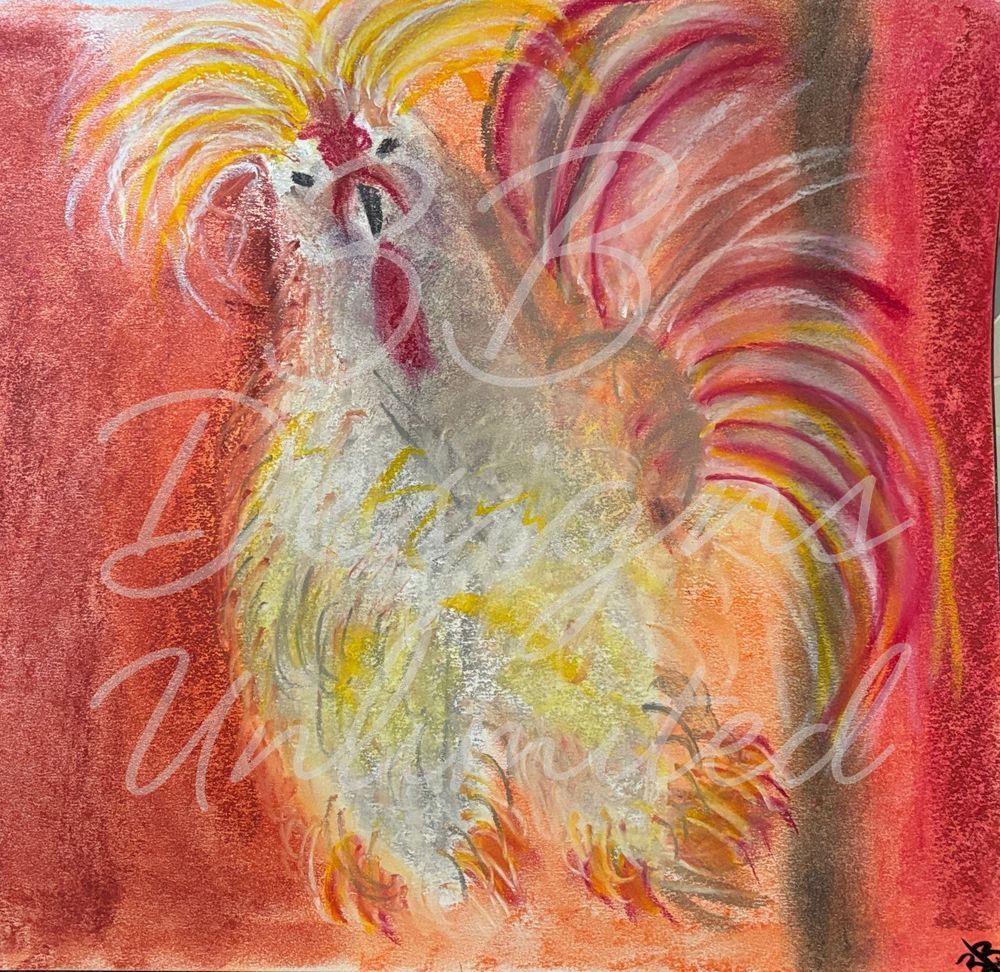 Rooster Royale Tote Bag Art |  Barbara Bowling Art