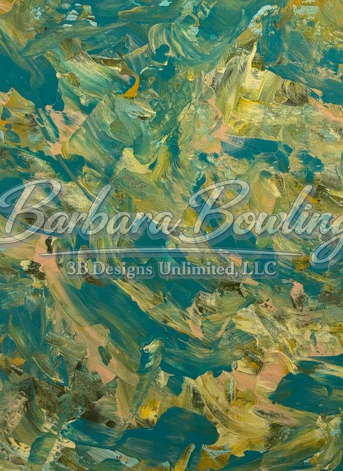 Swirling Tide Greeting Card Art |  Barbara Bowling Art