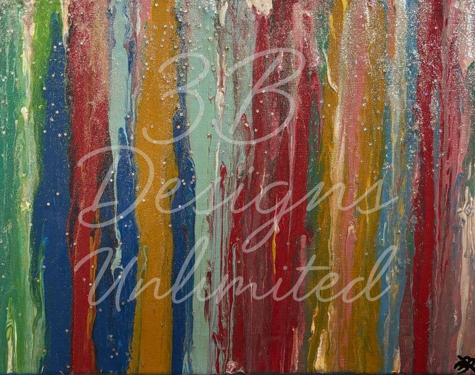 Stardust Rain Greeting Card Art |  Barbara Bowling Art