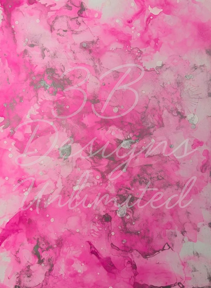 Pink Alloy Burst Greeting Card Art |  Barbara Bowling Art