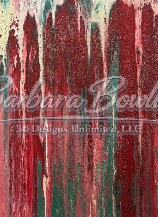 Velvet Cascade Greeting Card Art |  Barbara Bowling Art