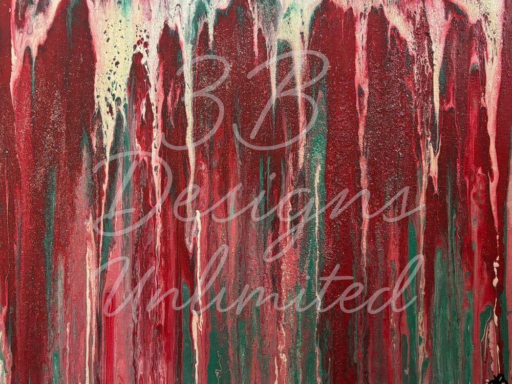 Velvet Cascade Greeting Card Art |  Barbara Bowling Art