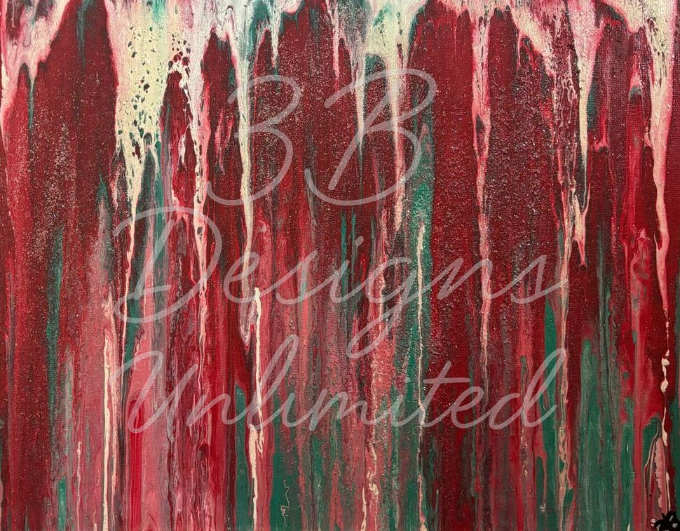 Velvet Cascade Greeting Card Art |  Barbara Bowling Art
