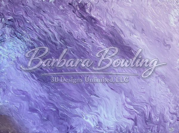 Violet Surge Greeting Card Art |  Barbara Bowling Art