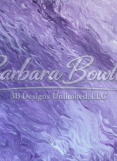 Violet Surge Greeting Card Art |  Barbara Bowling Art