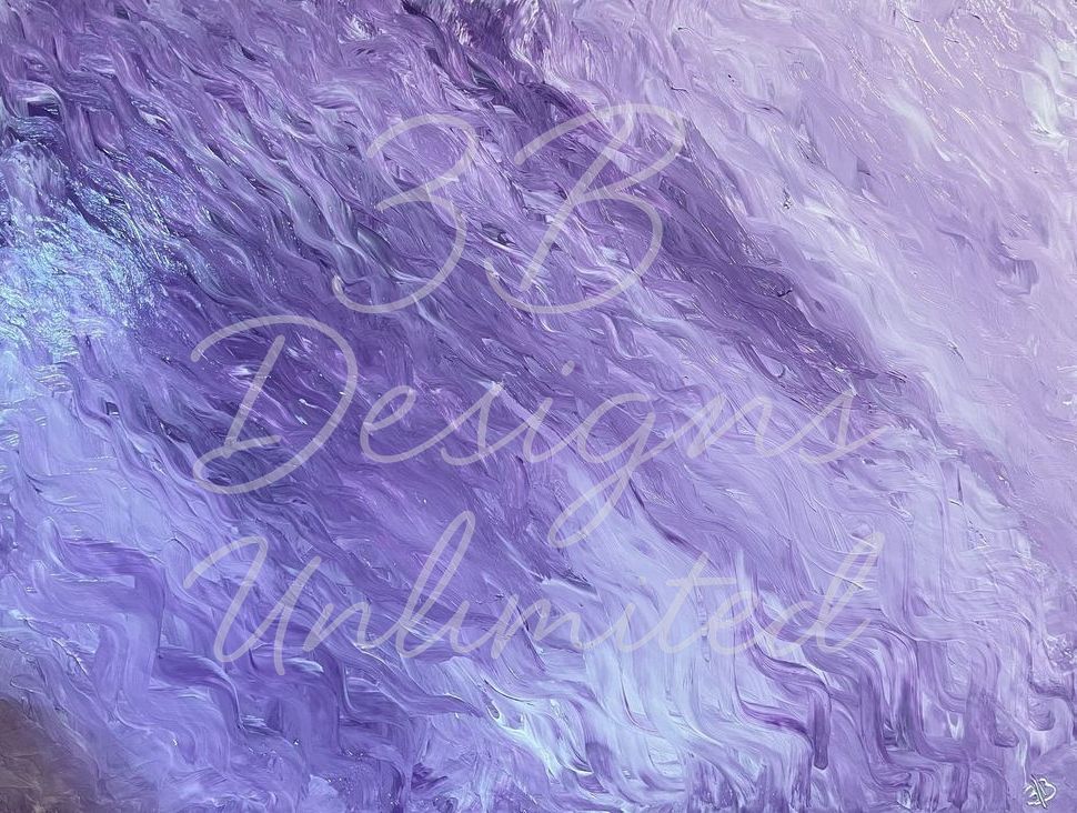 Violet Surge Greeting Card Art |  Barbara Bowling Art