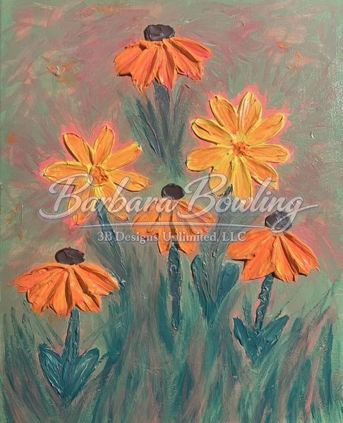 Whispers Of Wildflowers Greeting Card Art |  Barbara Bowling Art