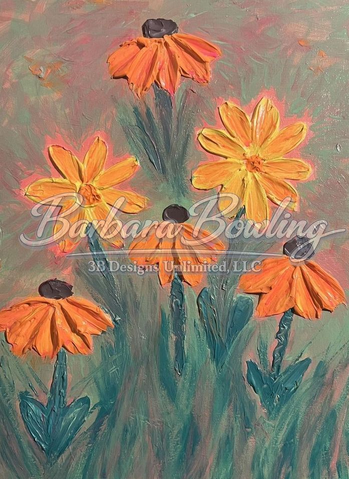 Whispers Of Wildflowers Greeting Card Art |  Barbara Bowling Art