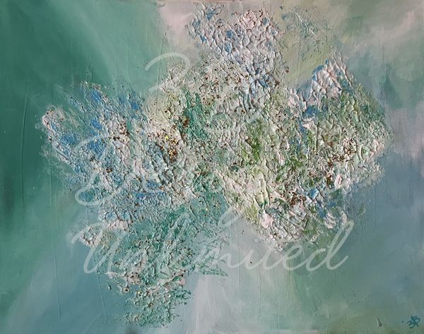 Whispers Beneath the Surface | Serene Abstract Painting