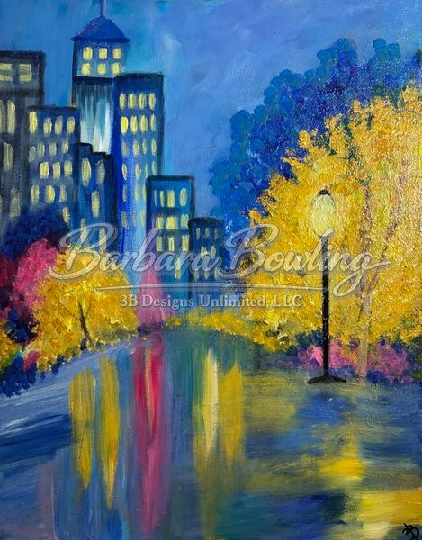 Twilight Reflections Greeting Card Art |  Barbara Bowling Art