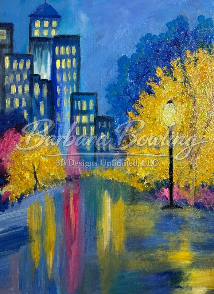 Twilight Reflections Greeting Card Art |  Barbara Bowling Art