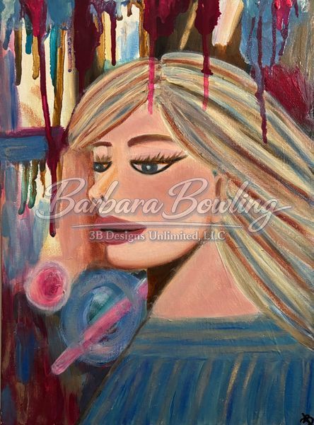 The Gaze Between Worlds | Dreamy Modern Portrait Art