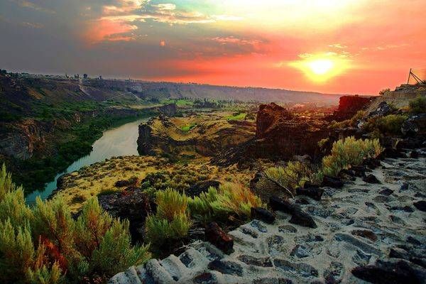 Snake River Canyon Sunset