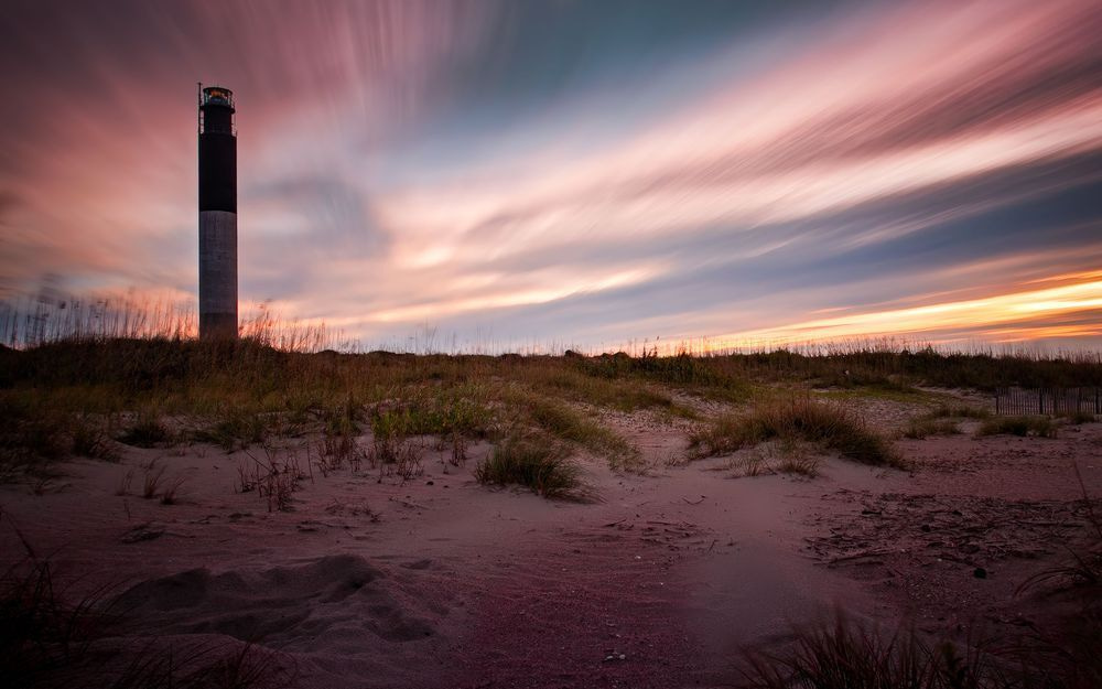 Oak Island Lighthouse Sunrise | NC Coastal Fine Art Photography