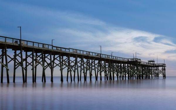 Holden Beach Pier Long Exposure Fine Art Photography | Brunswick County NC | 910Photography