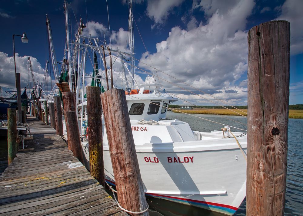 Shrimp Boats in Varnamtown NC – Coastal Carolina Maritime Photography for Sale