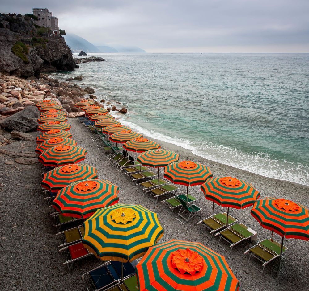 Colorful Calm: Morning on the Cinque Terre Coast – Italian Coastal Photography & Wall Art Décor