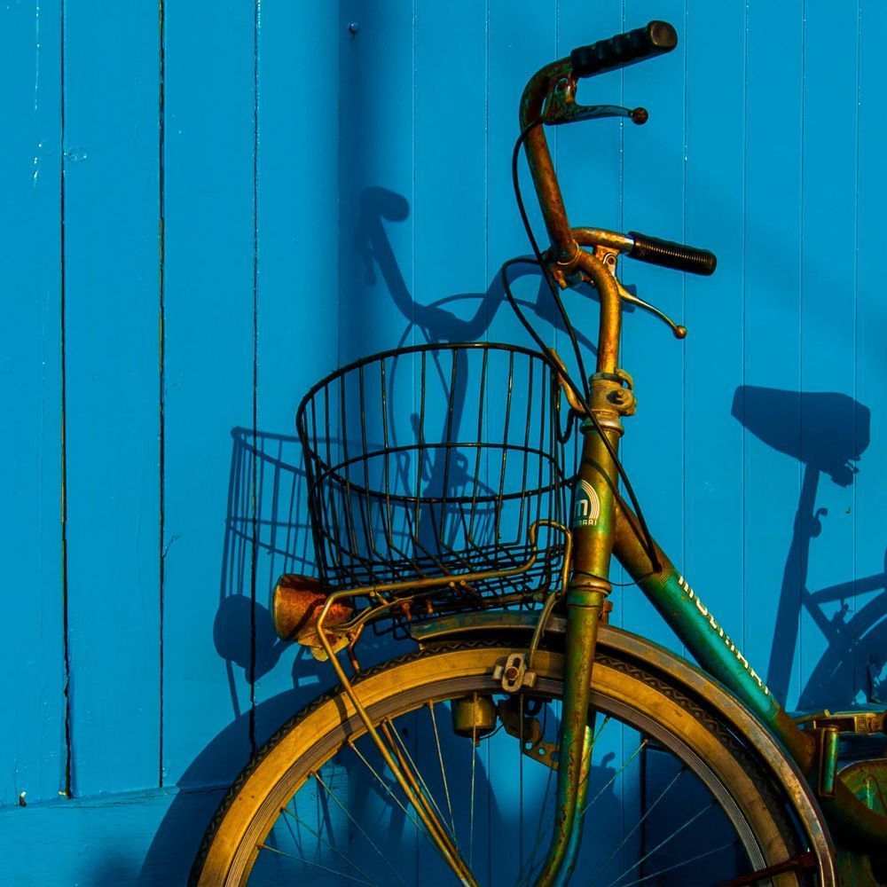 Golden Light On A Vintage Bike In Monterosso Photography Art | 910photography