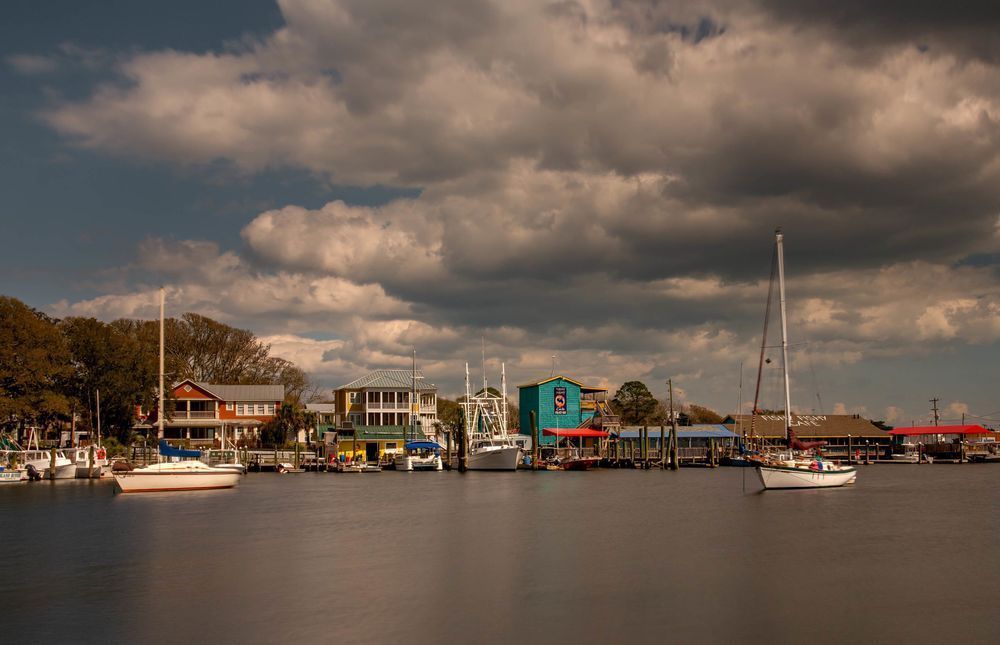 Harbor Serenity – Southport NC Coastal Waterfront Scene | 910Photography