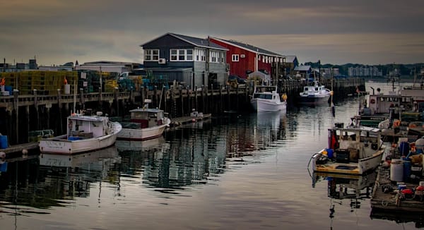 Morning Calm at the Portland Maine Lobster Harbor