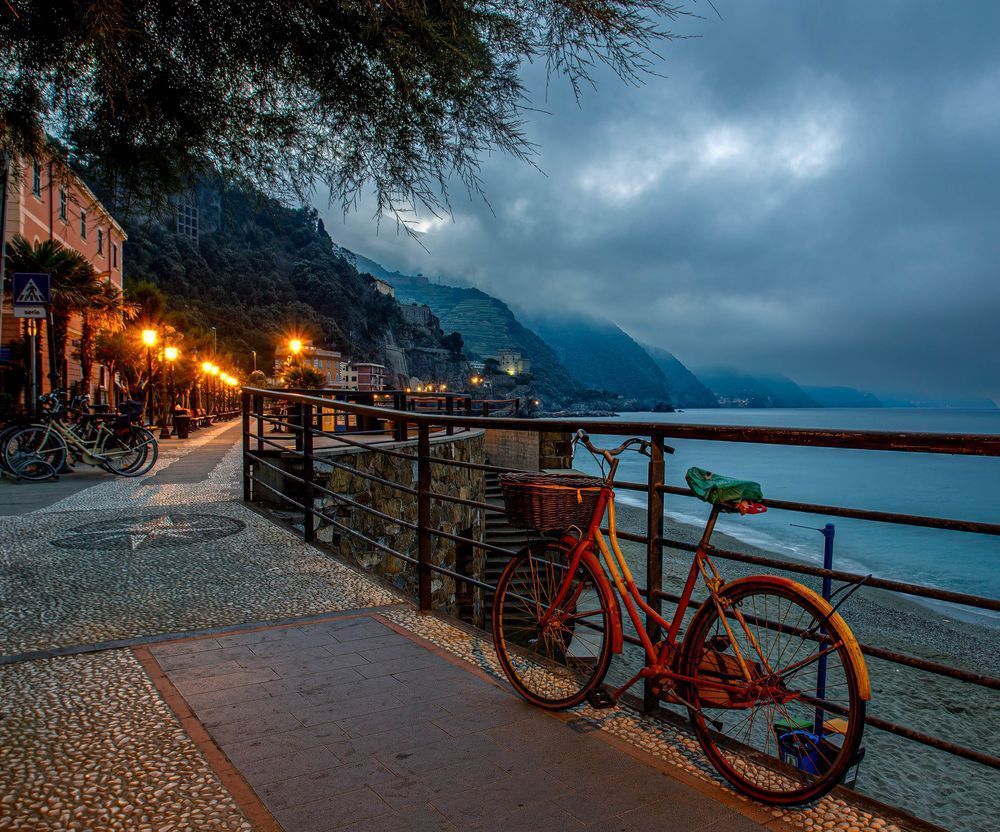 Whispers of Dawn in Monterosso al Mare – Blue Hour Coastal Photography Cinque Terre
