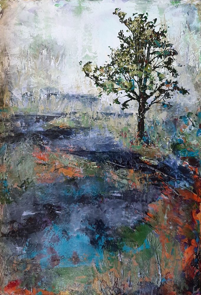 Her Mask Slipped For An Instant Art | Overbury Arts