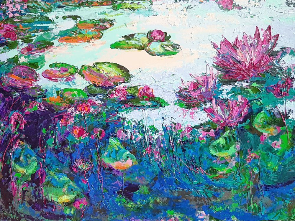 Under The Lily Pond Art | Overbury Arts